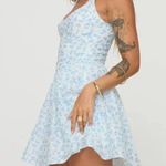 Princess Polly Gazette Mini Dress Blue Floral  Photo 3