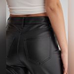 EXPRESS High Waisted Faux Leather '90s Skinny Pant, Black, Size 8, EUC Photo 4