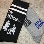The Office Socks #61 / Any 3 Pair $15 Blue Photo 0