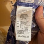 Lisa Says Gah NWT Madewell x  Blue & White Printed Linen Dress Photo 4