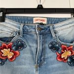 Driftwood  Floral Embroidered High Rise Jeans Photo 7