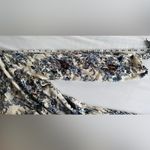 American Eagle  OUTFITTERS Dress Cold Shoulder Blue Floral Boho Long Sleeve XS Photo 9