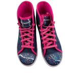 Heelys Unisex High Top Trainers Blue Denim Hot Pink Rainbow Womens 8 Photo 1