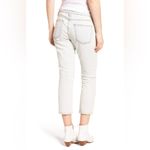 Current/Elliott  The Cropped Straight Channing Destroyed Jeans Light Wash Sz 28 Photo 1