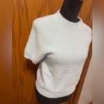 Pilcro Anthropologie  Eyelash Baby Sweater Tee in Blue size Medium Photo 5