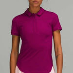 Lululemon  Quick-Drying Short Sleeve Polo Shirt
Magenta Purple Photo 0