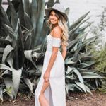 ✨ Pearl White Maxi Dress✨ White Size L Photo 5