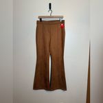Spanx ‎ Faux Suede Flare Pants in Rich Camel Photo 1
