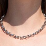 Brandy Melville Silver Thick Chain Photo 0