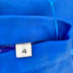 NWT Size 4 Royal Peacock Blue Pencil Skirt Knee Length Office Career Photo 4