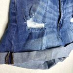 KanCan Distressed Cuffed Denim Jean Shorts Five Pockets Mid Rise Blue Size 7/27 Photo 2