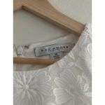 Kay Unger Maurena White Floral Lace Floral High Neck Gown Size 14 Photo 6