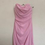 House Of CB  Adrienne Pink Quartz Strapless Gown  Size S A-C cup NWOT Photo 9