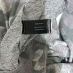 Boston Proper  Womens‎ So Soft Camo Off Shoulder Top S Gray Green Edgy Y2K Grunge Photo 5