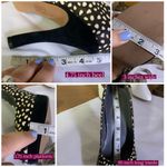 MRKT BROWN, BLACK & WHITE DOTTED CALF HAIR PUMPS (8.5) Photo 10