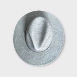 Lack of Color  Women's Classic Luxe Wool Felt Fedora Hat Gray Size M Photo 2