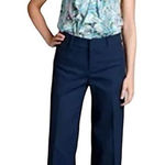 Lilly Pulitzer  Main Line Fit Navy Mid Rise Wide Leg Trouser Pants Women’s Size 6 Photo 0