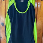 Athletic Performance Tank Top Green & Black Workout Gym Sport Size XL‎ Photo 0