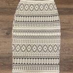 Lovely Day Black & White Bodycon Skirt Photo 0