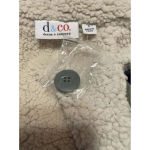 Denim & Company Faux Suede Sherpa Vest Olive Green Size‎ Small NEW Photo 4