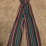 Charlotte Russe Rainbow striped jumpsuit Photo 0