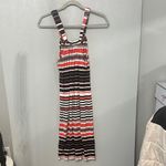 Spense Sleeveless Striped Maxi Dress White Size M Photo 1