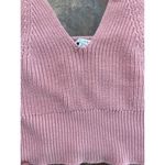 Z Supply  Women's Pink Cami Guaya Summer Sweater knit Top Size Small Photo 4