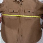 CLOSED KALLY 2020 ITALIAN FABRIC WOMENS JACKET MEDIUM Tan Photo 6