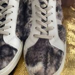 vintage savannah Faux Fur & Leather Mule Sneakers Sz 8 Photo 6