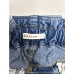 PacSun Mom Jean in Medium Blue Denim Wash. Size M. Paperbag Waist Photo 3