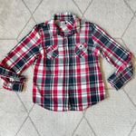 The North Face  Pink Plaid Button Up Long Sleeve Shirt Sz Large Photo 0