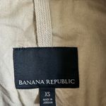 Banana Republic  Wool Shirt Utility Jacket XS Tan Oversized Shacket Minimalist Photo 9