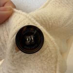 Marc Cain Knit Cardigan in Cream Oversized Plain Knitted in Germany Soft Large? Photo 1