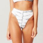 l*space Nwt L* Frenchi Bitsy Bikini Bottom Tie Dye Gray XL Photo 0