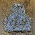 Panoply Vintage  Embellished Halter Top Photo 0