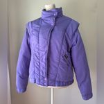 Vintage ‘80s Skyr Purple Full Zip Insulated Puffer Ski Jacket Size 10 Photo 2