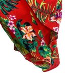 Urban Rebel Women's Colorful Tropical Floral Layered Tiered Shorts Size M NWOT Red Size M Photo 2