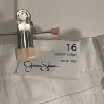 Jessica Simpson  Classic White Denim Shorts Photo 5