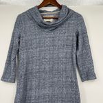 Anthropologie Saturday Sunday Blue Chemise Cowl Neck Sweater Dress size small Photo 6