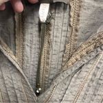 Tommy Bahama linen eyelet sample dress with long sleeves khaki tan color small Photo 6