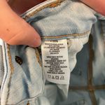 Aeropostale  women’s high rise midi light wash cuffed ripped jean shorts — size 2 Photo 5