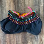 SO  Multicolor Strappy Ribbon Back Bikini Top Size Medium Photo 0
