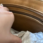 Coach  Tribeca Shopper Bag Camel Leather Tote vintage 90s bucket Photo 7