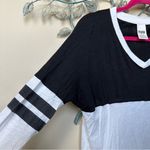 PINK - Victoria's Secret ❤️PINK Victoria’s secret long sleeve black & white rhinestone XS CLEARANCE Photo 1