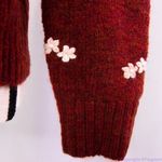 Madewell embroidered Enfield Half-Zip Sweater, XS, color:Heather Brick Photo 11