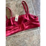 Aerie Satin Stretch Bandeau Sundried Size Small Photo 9