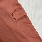 Originality Women's Pink Cargo Pants Size Small Straight Leg Cotton High Rise Photo 4