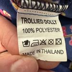 Trollied Dolly Brilliant Blue Dress Floral Butterfly Print Sleeveless Party Sz M Size M Photo 15