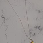 Avon Angel November Birthstone Necklace Yellow Photo 2