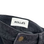 Rolla's Dusters Corduroy Pants Straight Leg High Waist Cords Black Size 29 Photo 12